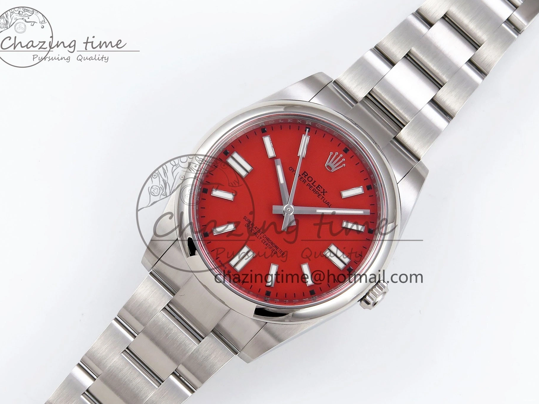 Best 41mm Red 1:1 VR3230 Steel Dial Clean Perpetual 904L 126000 Edition Oyster 0219